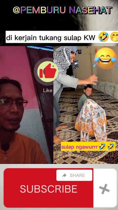 Vidio kocak lucu pesulap KW bikin ngakak🤣🤣