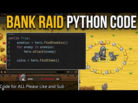 Bí Quyết Qua Màn Bank Raid CodeCombat Trong Vài Phút | Python CS3