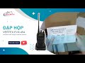 [Vietnamtelecom] Đập hộp máy bộ đàm cầm tay Vertex VX454 chính hãng