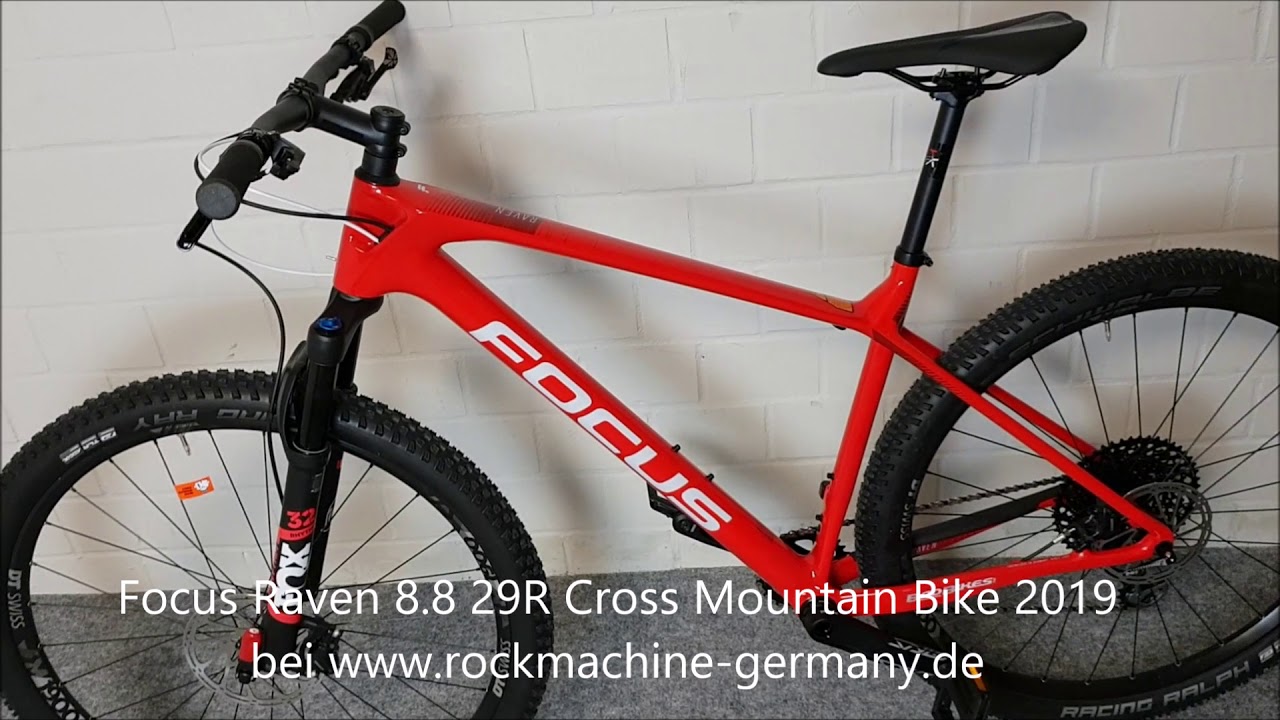 Focus Raven 8.8 29R Carbon SRAM GX 32 Rhythm Mountain Bike 2019 - YouTube