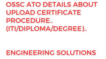 Ossc ATO Certificate upload process & Details.. Must watch