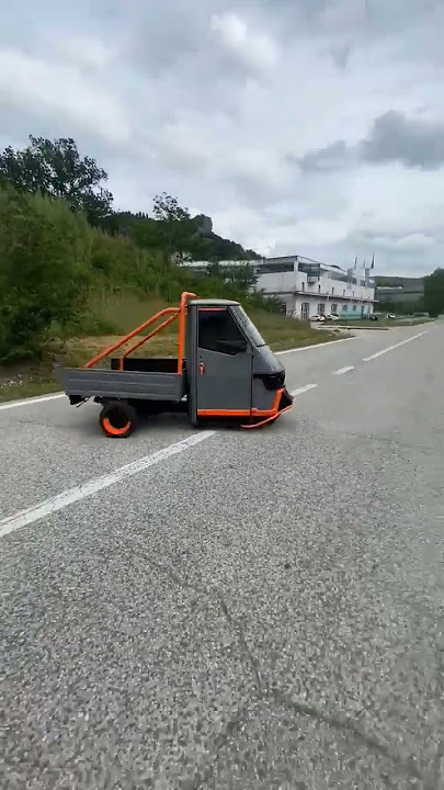 PIAGGIO APE 144 QUATTRINI @ 150 cc di Mattia DRIFT #piaggioape #piaggio #quattrini #zipspkawaalien