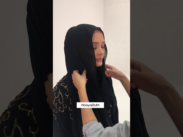 How to style a Pleated Hijab for Ocassions class=