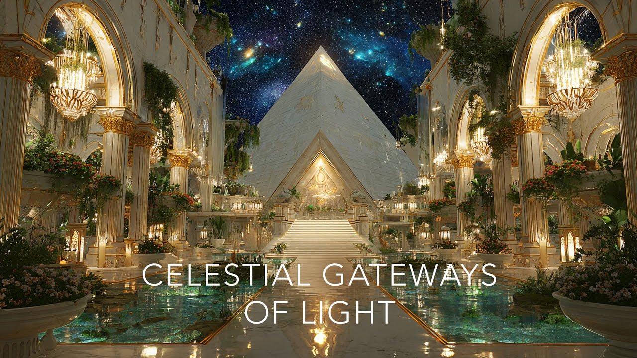 Journey Through Celestial  Gateways of Light | Cosmic Relaxation with Binaural Beats