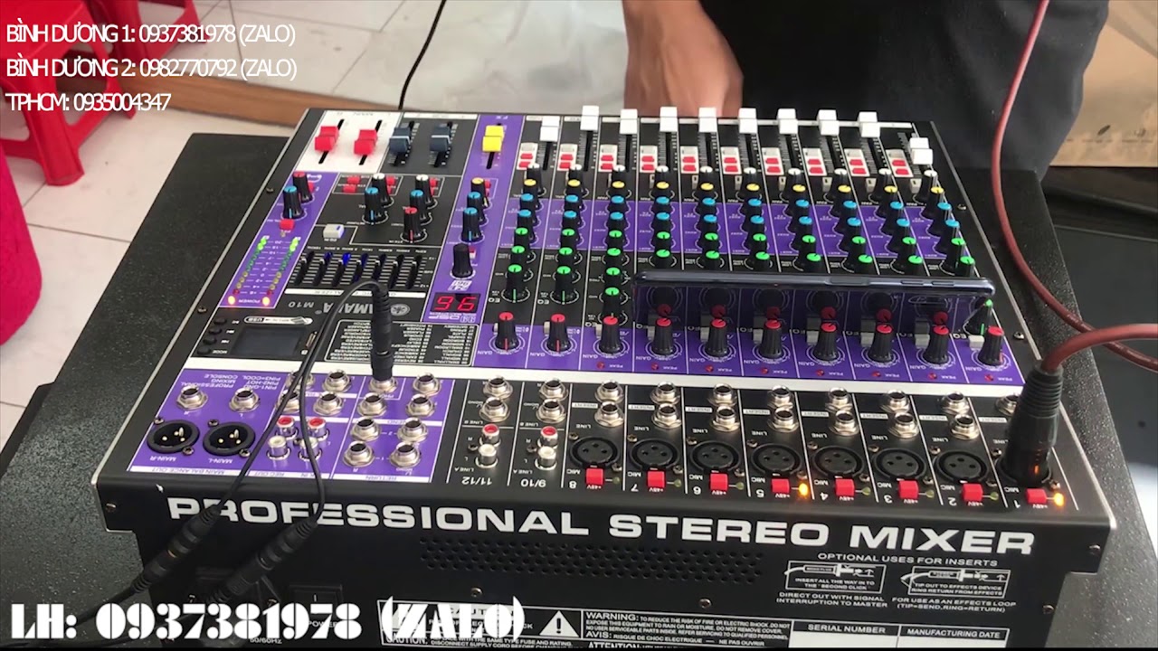 MIXER YAMAHA M10 BẢN 2020 CỰC HAY GIÁ 4TR300 LH 0937381978 YouTube