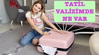 Tatil Valizimi Hazırlıyorum. Valizimde Ne Var. Ecrin Su Çoban