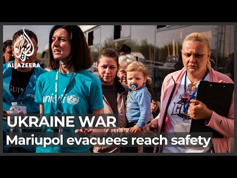 Mariupol: Azovstal steel plant evacuees reach safety in Zaporizhzhia