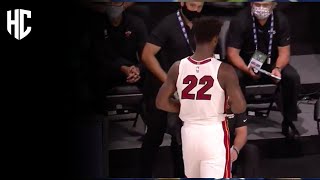 JIMMY BUTLER ALMOST STARTS GAME WITH NO NAME ON HIS JERSEY | August 1, 2020