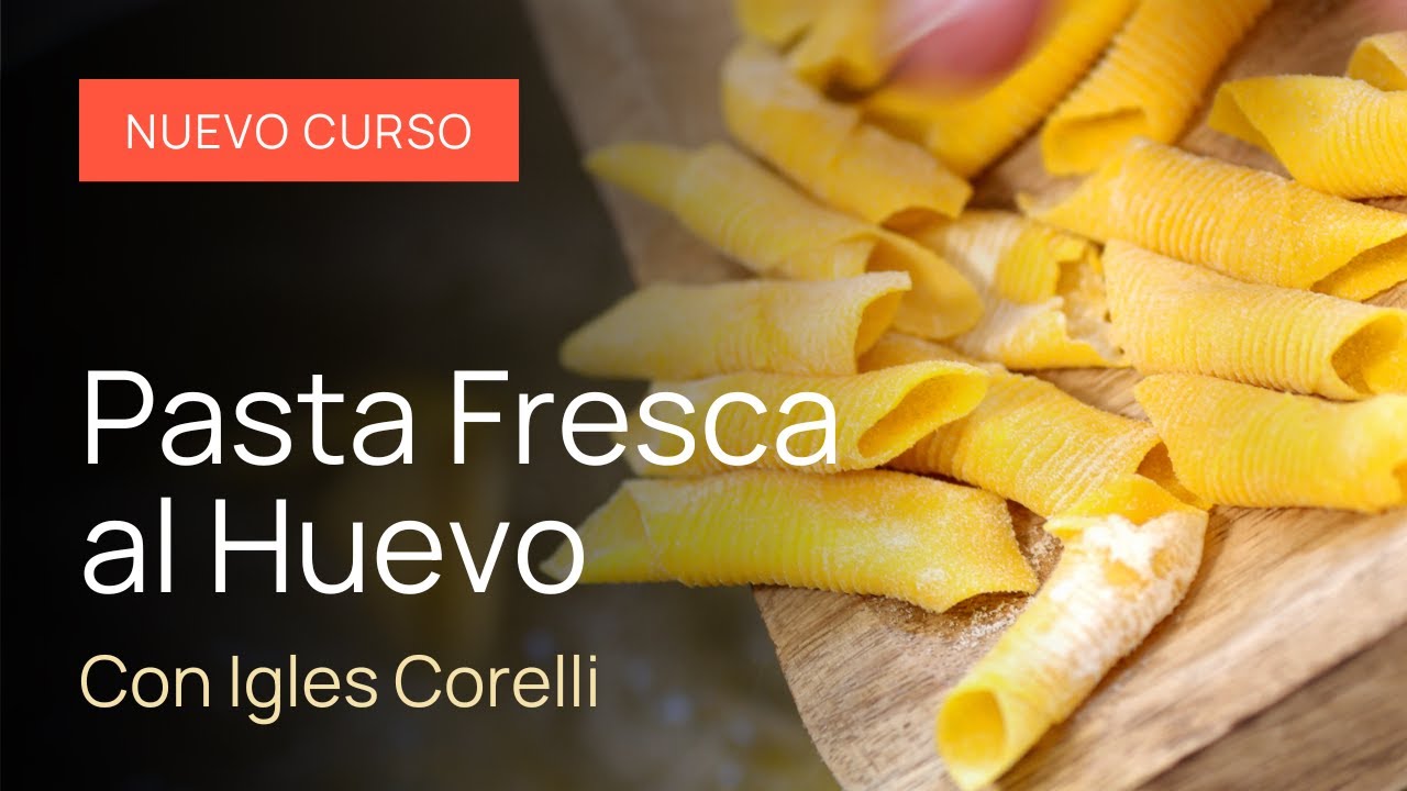 Pasta fresca al huevo, receta de cocina fácil, sencilla y deliciosa