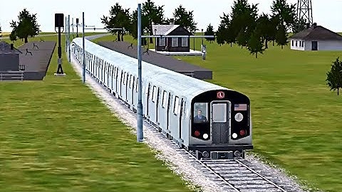 Train Sim - American Midwest Using R160 New York Subway - Simulasi Kereta Api