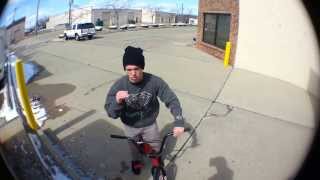 how to 180 off ledges bmx