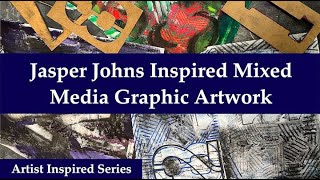 Mixed Media Class Inspired by Jasper Johns - New Skillshare Class!!!