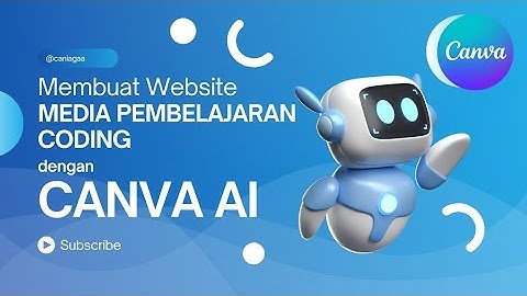 Membuat Website Media Pembelajaran Coding dengan Canva AI