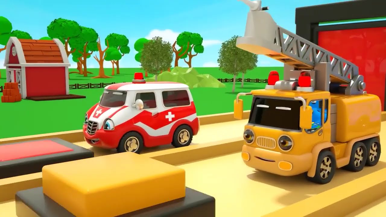 Learn Colors with School Bus & Football 🎨⚽🚌 | Kids Animation kids videos for kids youtube