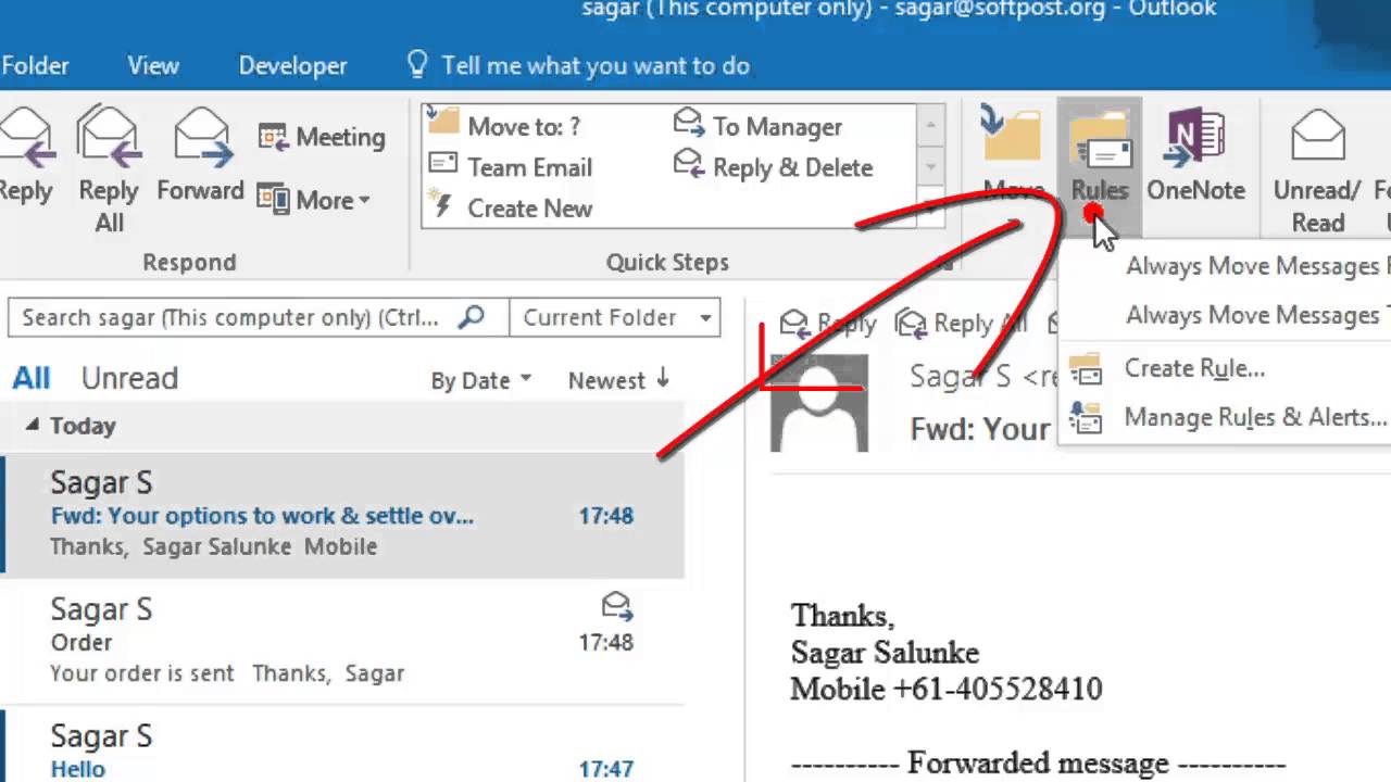 how to create email group in outlook 365