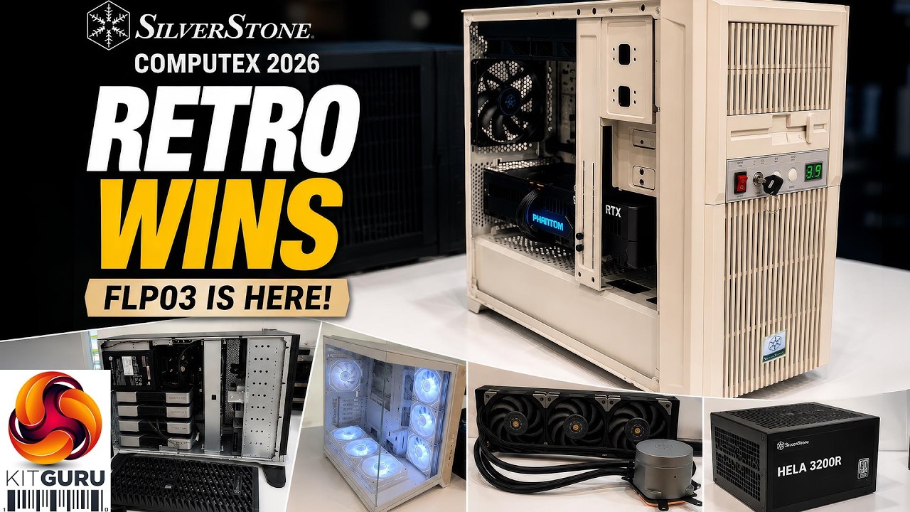 【希少】nexgen mtforged blackchromelimited6S Computex 2026: SilverStone's updated retro case, new AIOs and