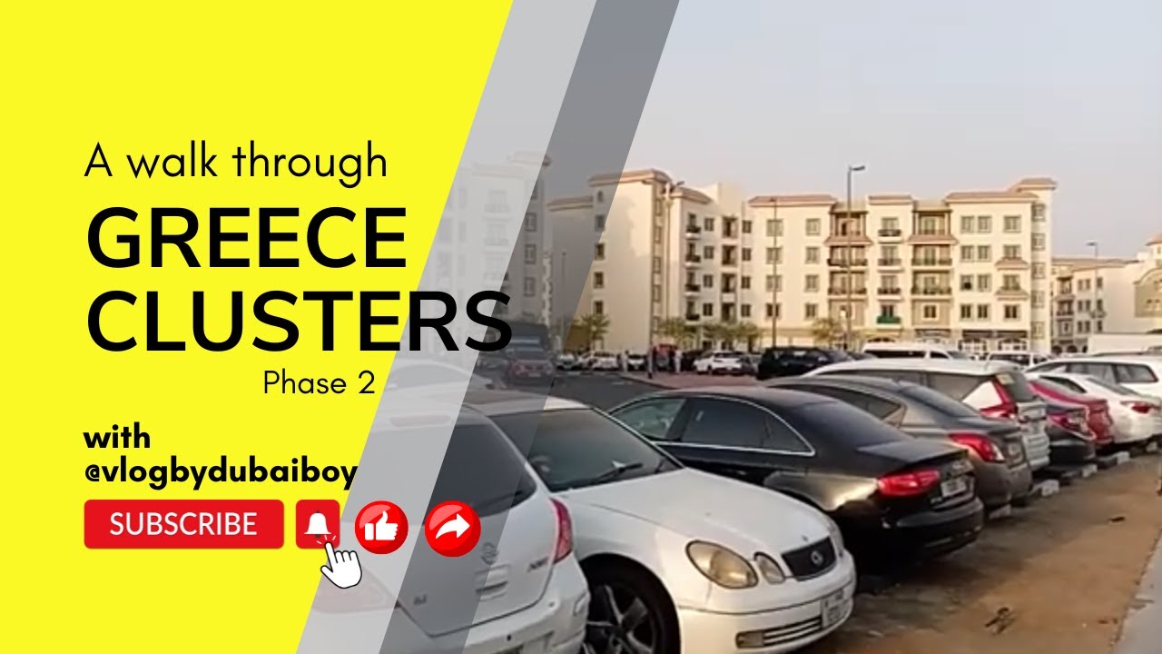 Walk Through Greece Clusters phase 2// Greece Clusters// Evening Walk// Dubai International City