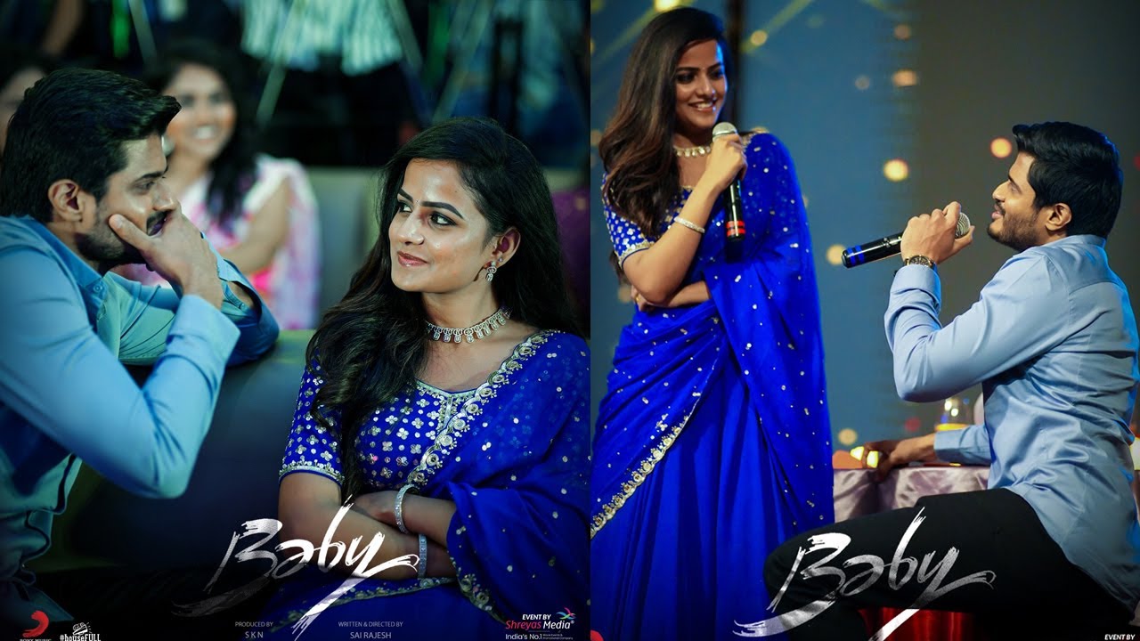💕Anand Deverakonda  Propose To Vaishnavi Chaitanya @ Baby Love Carnival  Event | Viraj Ashwin