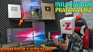 ROOM TOUR 1 JUTA SUBSCRIBER!! BUKA WAJAH PRATAMA ERIZ