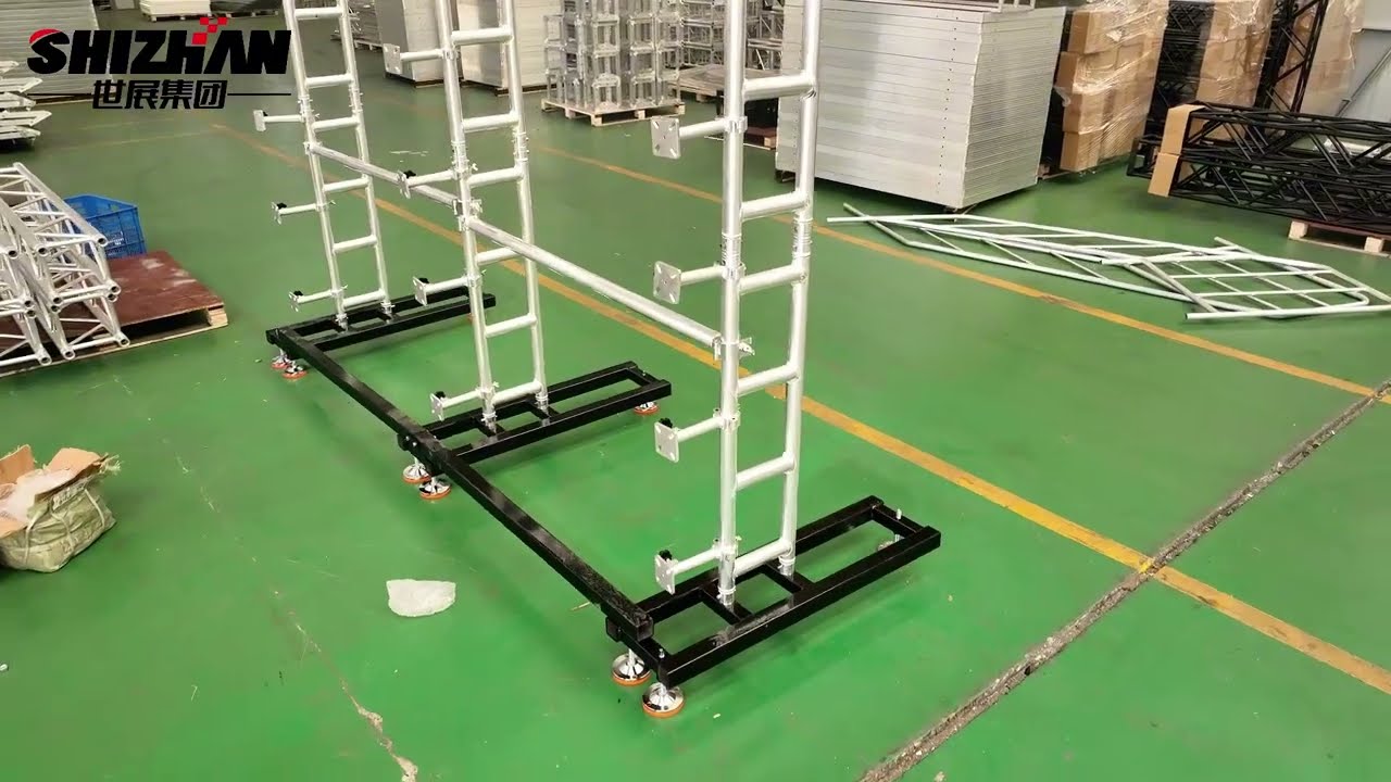 indoor outdoor LED wall ground support led wall truss