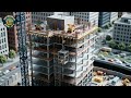 Skyscraper Construction   Tiny Cranes, Welding &amp; Glass Panels  🏙️✨