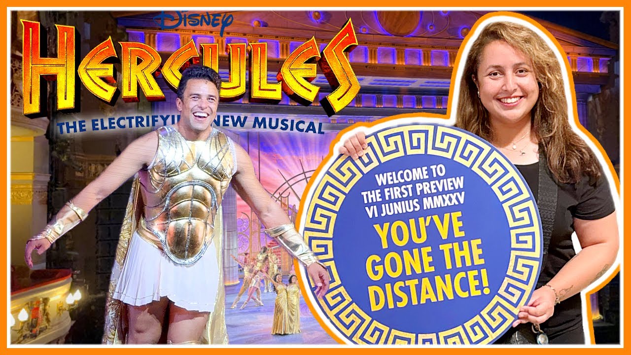 I Saw the FIRST Preview of HERCULES the MUSICAL in London! 2025