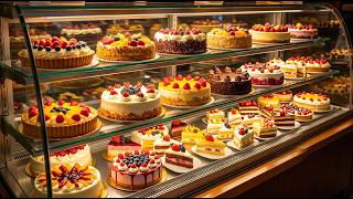 Inside Turkish Patisserie Factory Process | Fresh Cakes Made Every Single Day