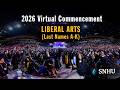 Virtual Commencement: Liberal Arts (Last Names A-K), May 23 at 3pm ET