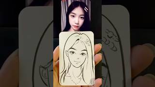Satisfying Anime Girl Drawing Process #trending #drawing #drawingprocess #animeeart #shorts