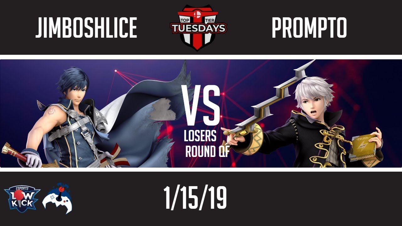 Top Tier Tuesday #16 Jimboshlice (Chrom) vs Prompto (Robin) LQF