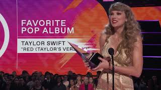 Taylor Swift Wins Favorite Pop Album | AMAs 2022