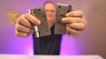 Self Closing Door Hinges, 2 Pack, 4 Inch Spring Loaded