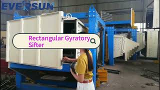 Rectangular Gyratory Sifter Video Display