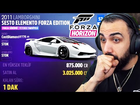 AÇIK ARTTIRMAYA GİRDİK!! | FORZA HORIZON 5 | Barış Can