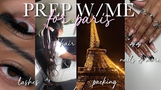 PREPARING FOR PARIS | spring break maintenance vlog: nails, lashes, henna, gym, shoot & more