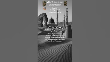 سورة الأحقاف 19/13 itali/arabo #المصحف #quran