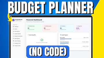 How To Make Budget Planner/Expense Tracker Software with NO CODE + AI