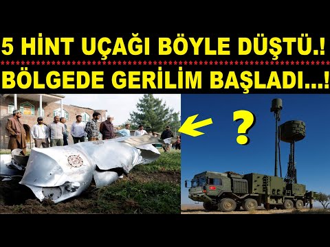 GERİLİM BAŞLADI...! 5 HİNT UÇAĞI BÖYLE DÜŞTÜ...!