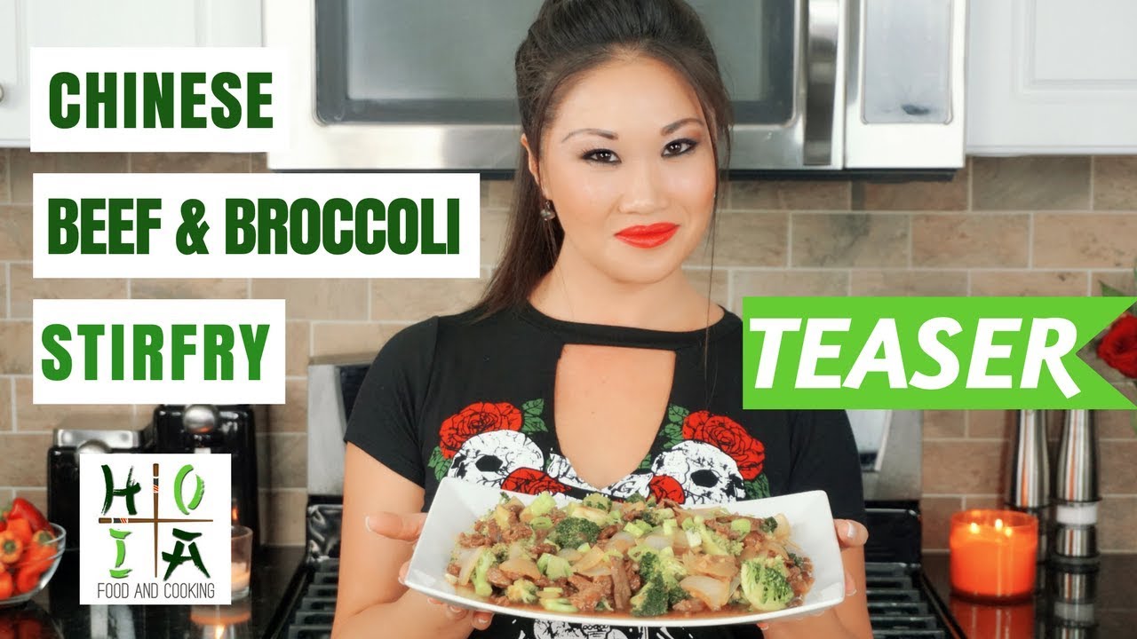 HOIA TEASER: HEALTHY ORGANIC Chinese Beef and Broccoli Stir Fry | Diane Yang Kirk
