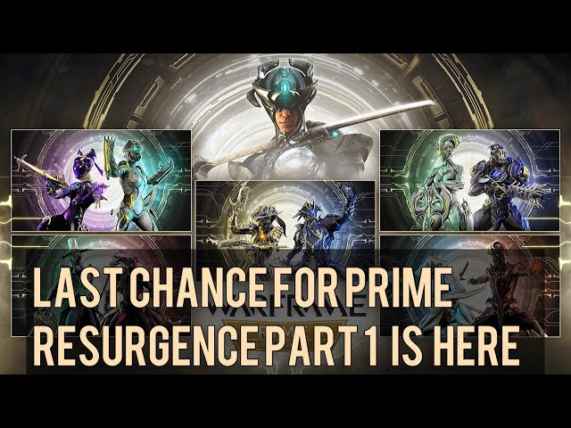 Warframe: Prime Gaming Last Chance