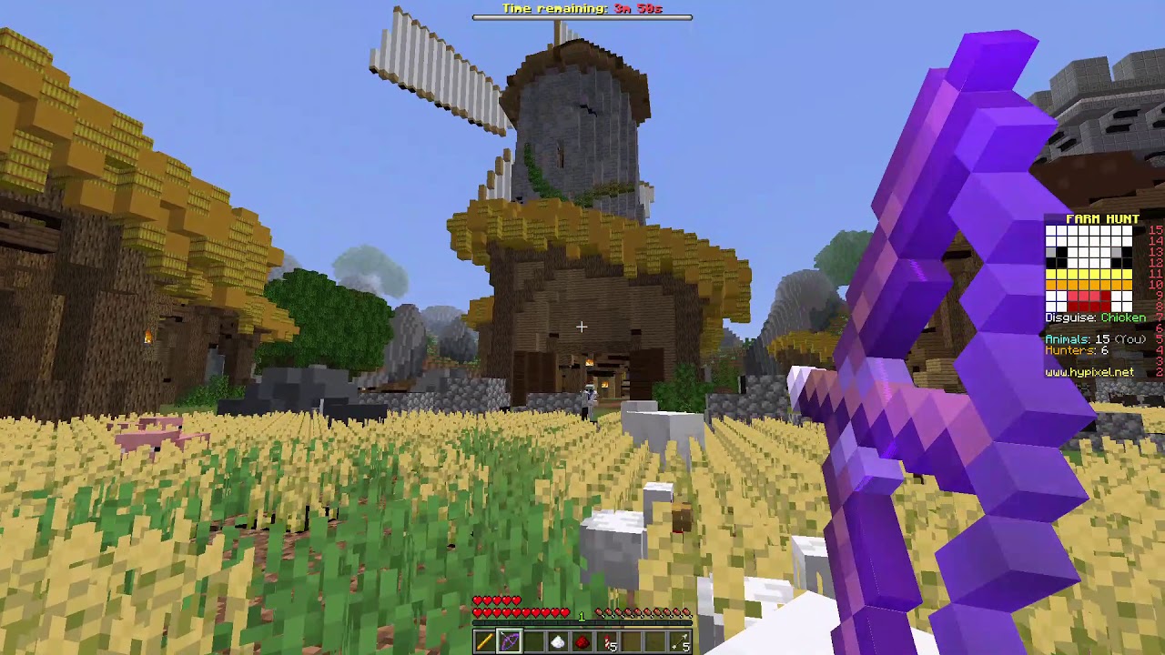Minecraft Hypixel Farm Hunt Chicken In Sheep's Clothing YouTube