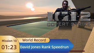 IGI 2 - Mission 10 David Jones Rank Speedrun World Record 1:23