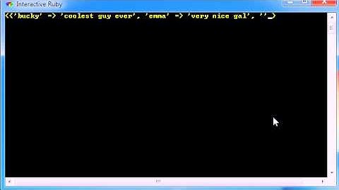 Ruby Programming Tutorial - 31 - Hashes