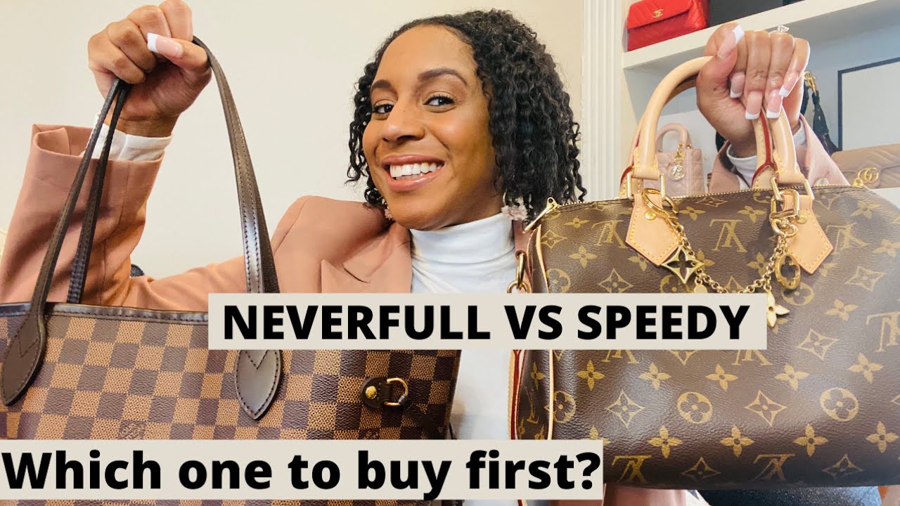 Louis Vuitton Speedy b 25 v. the Neverfull pm comparison and review 