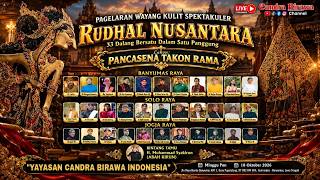 LIVE🔴 RUDAL JOGLOMAS NUSANTARA || 33 DALANG BERSATU DI SANGGAR CANDRA BIRAWA || LAKON PANCASENA 