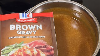 How to Make McCormick BROWN Gravy | Quick and Easy with McCormick BROWN Gravy Mix