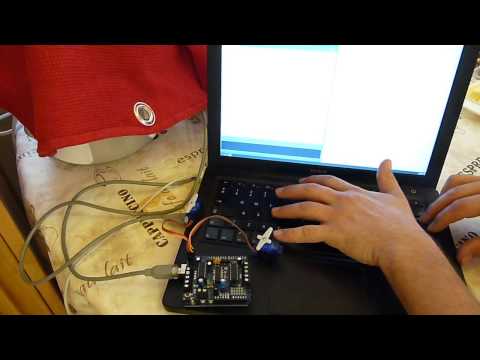 Keyboard controlled servo using Arduino
