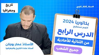 درس النظام الدولي الجديد بكالوريا 2024 (جميع الشعب) الأستاذ بورنان