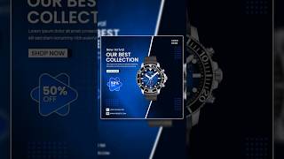 Watch Social media post design | Photoshop Tutorial