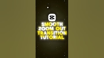 Smooth Zoom Out Transition Tutorial 😍 | Capcut Tutorial | #capcuttransition #capcutediting